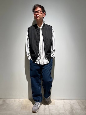 「tk.TAKEO KIKUCHI（ティーケータケオキクチ）のアイテム（MA-1）」を使った、いのっちさん（メンズ・171cm）の冬コーディネート