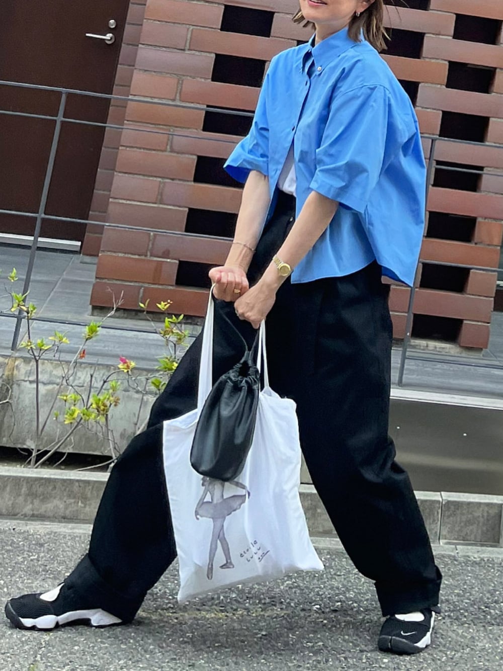 ＜6(ROKU)＞COTTON BD WIDE SHIRT/シャツ 6（ロク）の「＜6(ROKU)＞COTTON BD WIDE SHIRT/シャツ（シャツ