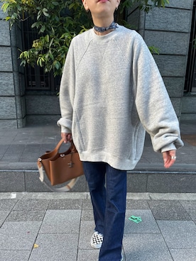 「VANS（バンズ）のSLIP ON スリッポン VN000EYEBWW 定番チェッカー（スリッポン）」を使った、あさひさん（レディース・161cm）の秋コーディネート