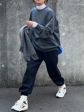 あさひさん（レディース・161cm）の冬コーディネート