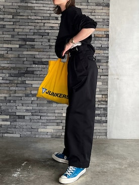「manonfripes（マノンフリップ）のアイテム」を使った、あさひさん（レディース・161cm）の春コーディネート