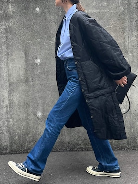 「Noble（ノーブル）のアイテム（シャツ/ブラウス）」を使った、あさひさん（レディース・161cm）の冬コーディネート