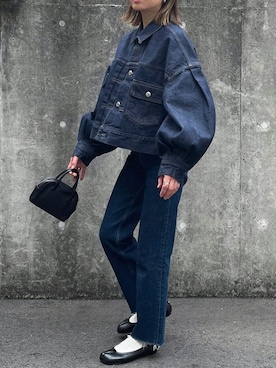 「Aeta（アエタ）の【Aeta】ボストンバッグ MINI WOMEN（ボストンバッグ）」を使った、あさひさん（レディース・161cm）の春コーディネート
