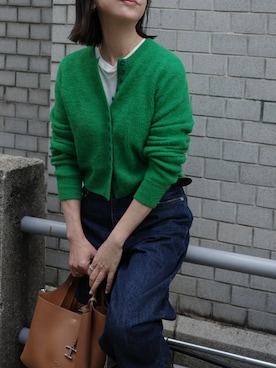 「アイテム（リング）」を使った、あさひさん（レディース・161cm）の秋コーディネート