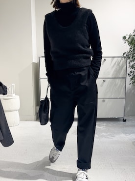 「adidas（アディダス）のadidas SAMBA OG / アディダス サンバ オージー（スニーカー）」を使った、あさひさん（レディース・161cm）の秋コーディネート