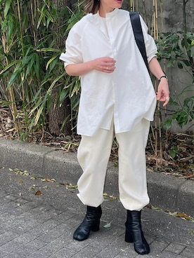 「manonfripes（マノンフリップ）のアイテム」を使った、あさひさん（レディース・161cm）の春コーディネート