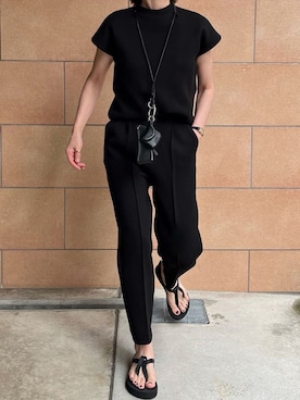 「UR'S（ユアーズ）のﾀﾞﾝﾎﾞｰﾙｺｸｰﾝﾊﾟﾝﾂ（その他パンツ）」を使った、あさひさん（レディース・161cm）の春コーディネート