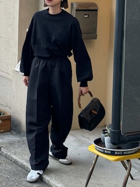 「GUCCI（グッチ）のアイテム（バッグ）」を使った、あさひさん（レディース・161cm）の冬コーディネート