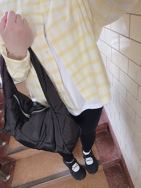 「NET（ネット）のアイテム」を使った、yu_shin♡さん（レディース・151cm）の冬コーディネート