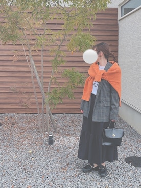 「GRL（グレイル）のアイテム（アクセサリー）」を使った、mofuさん（レディース・152cm）の冬コーディネート