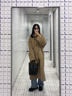 「Hender Scheme（エンダースキーマ）のアイテム」を使った、ansaさん（レディース・162cm）の冬コーディネート