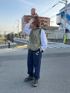 「ANME（アンメ）のアイテム」を使った、hmnr.sさん（レディース・157cm）の春コーディネート