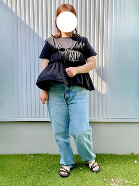 「GeeRA（ジーラ）のアイテム」を使った、nimukoさん（レディース・150cm）の夏コーディネート
