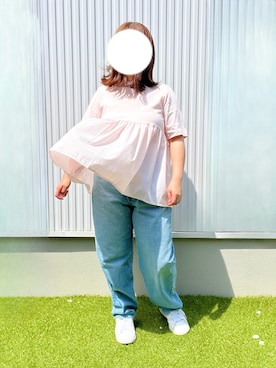 「coca（coca）（コカ）のアイテム」を使った、nimukoさん（レディース・150cm）の春コーディネート