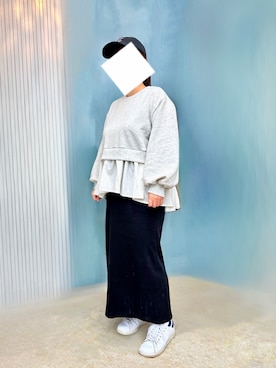 「しまむら（シマムラ）のアイテム（トップス）」を使った、nimukoさん（レディース・150cm）の秋コーディネート