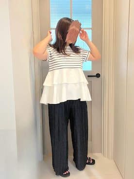 「coca（coca）（コカ）のアイテム」を使った、nimukoさん（骨格ストレート・レディース・150cm）の夏コーディネート