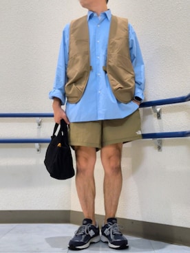 「アイテム（シューズ）」を使った、KADOさん（メンズ・160cm）の秋コーディネート
