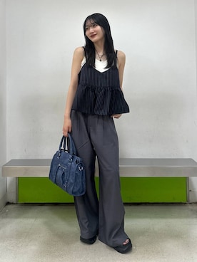 「アイテム（その他トップス）」を使った、JEANASIS  STAFFさん（レディース・155cm）の夏コーディネート