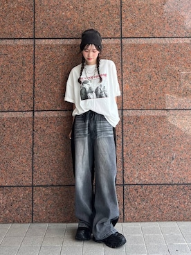 「JEANASIS（ジーナシス）のアイテム」を使った、JEANASIS  STAFFさん（レディース・153cm）の夏コーディネート
