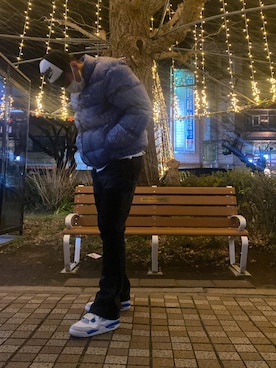 「thisisneverthat（ディスイズネバーザット）のアイテム（ジャケット/アウター）」を使った、yumaさん（メンズ・183cm）の冬コーディネート