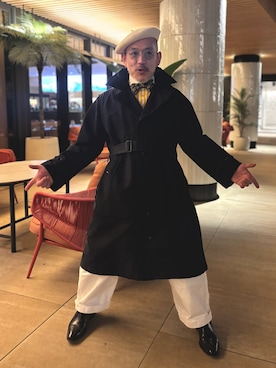 「アイテム（トップス）」を使った、Little Fatsさん（メンズ・165cm・50代）の冬コーディネート