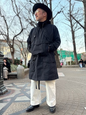 「Dita（ディータ）のアイテム」を使った、Little Fatsさん（メンズ・165cm）の冬コーディネート