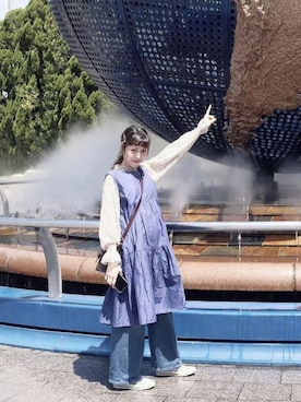 「travel」｜「アイテム（シューズ）」を使った、n ι c o ニコさん（レディース・157cm）の夏コーディネート