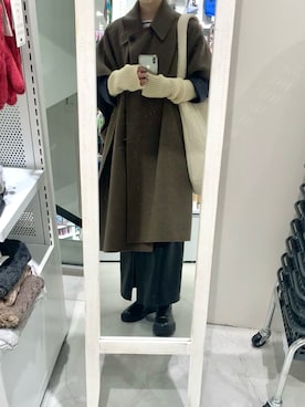 「HELK（ヘルク）のアイテム（ワンピース/ドレス）」を使った、kさん（レディース・163cm）の冬コーディネート