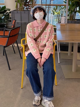 「基础款」｜safebeerさん（レディース・158cm）の冬コーディネート