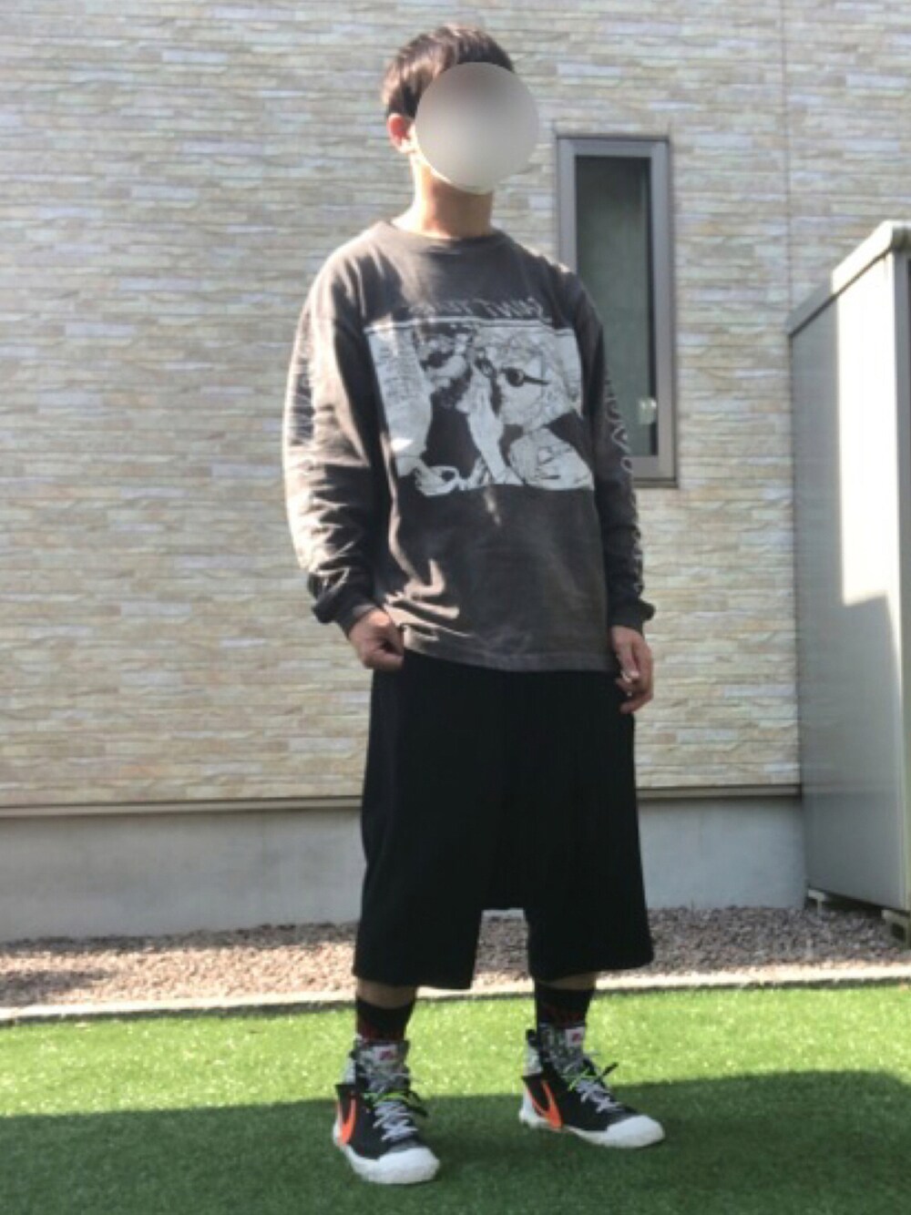 Julius - クロップドサルエルパンツ - men - コットン/ウール - 4を