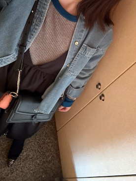 「アイテム（腕時計）」を使った、かなこさん（レディース・156cm）の冬コーディネート