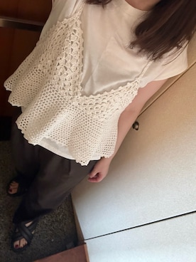 「Spick & Span（スピックアンドスパン）のアイテム」を使った、かなこさん（レディース・156cm）の夏コーディネート