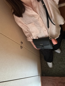 「アイテム（コインケース）」を使った、かなこさん（レディース・156cm）の秋コーディネート