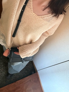 「SLOBE IENA（スローブイエナ）のアイテム」を使った、かなこさん（レディース・156cm）の春コーディネート