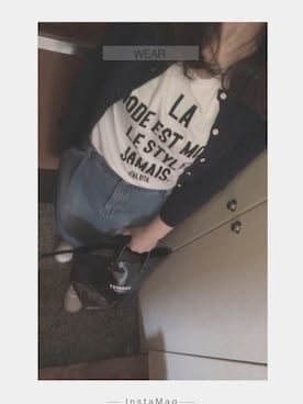 「anatelier（アナトリエ）のアイテム」を使った、かなこさん（レディース・156cm）の春コーディネート