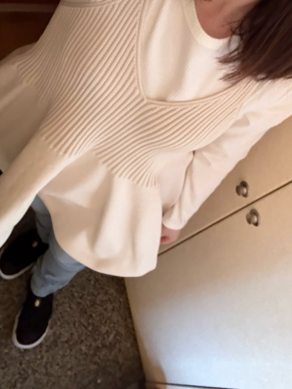 SLOBE IENA（スローブイエナ）の「ペプラムビスチェ（ニット