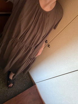 「U by SPICK&SPAN（ユーバイスピックアンドスパン）のアイテム」を使った、かなこさん（レディース・156cm）の夏コーディネート