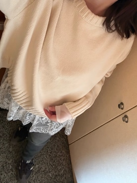 「BARNYARDSTORM（バンヤードストーム）のアイテム」を使った、かなこさん（レディース・156cm）の冬コーディネート