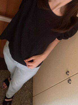 「パワショル」｜かなこさん（レディース・156cm）の秋コーディネート