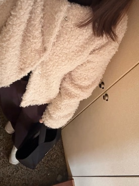 「アイテム（レギンス/スパッツ）」を使った、かなこさん（レディース・156cm）の冬コーディネート