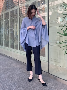 「EFFE BEAMS（エッフェビームス）のアイテム」を使った、lippuさん（レディース・166cm）の冬コーディネート