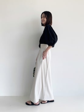 AK+1 / ピンタック ロングスカートを使った人気ファッション AK+1 / ピンタック ロングスカートを使った人気ファッション