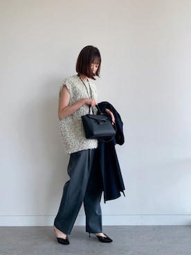 「VASIC（ヴァジック）のアイテム」を使った、lippuさん（レディース・166cm）の秋コーディネート