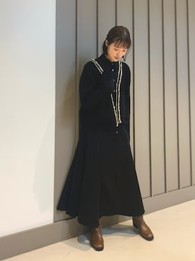 「EFFE BEAMS（エッフェビームス）のアイテム」を使った、lippuさん（レディース・166cm）の夏コーディネート