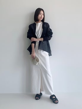 「SLOANE（スローン）のアイテム」を使った、lippuさん（レディース・166cm）の春コーディネート