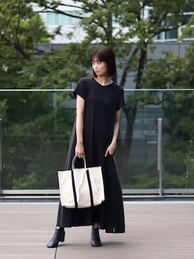 「BEAMS LIGHTS（ビームスライツ）のアイテム」を使った、lippuさん（レディース・166cm）の夏コーディネート
