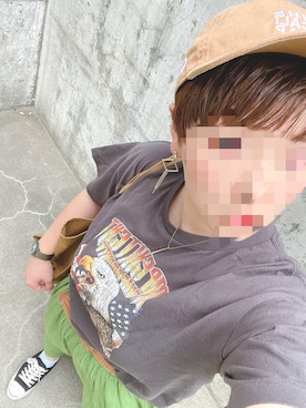 「TIMEX（タイメックス）のアイテム」を使った、mamiiruuuuuuu◡̈♥さん（レディース・158cm）の夏コーディネート
