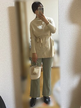 「LIAN」｜さつきさん（レディース・162cm）の冬コーディネート