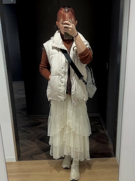 AmberHuangさん(レディース・165cm)の冬コーディネート