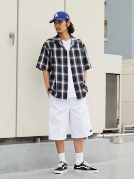 「DAN RIVER（ダンリバー ）のアイテム」を使った、Rooptokyoさん（メンズ・178cm）の夏コーディネート